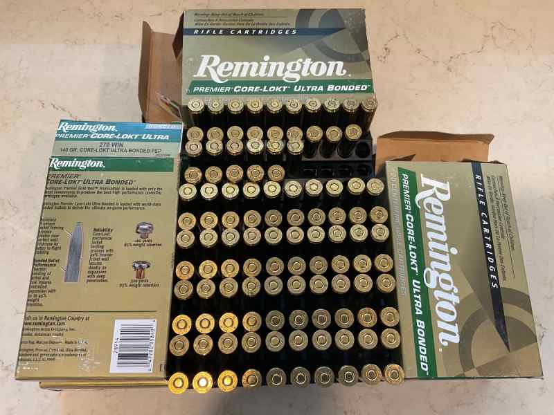 270 Win. Remington Premier Core-Lokt Ultra 140gr. 