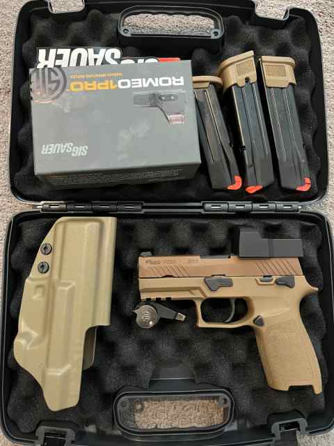 SIG Sauer P320 M18 w/ Romeo1 Pro Red Dot