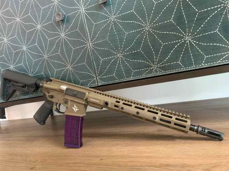 Triarc 14.5 FDE with Surefire Warcomp Unicorn