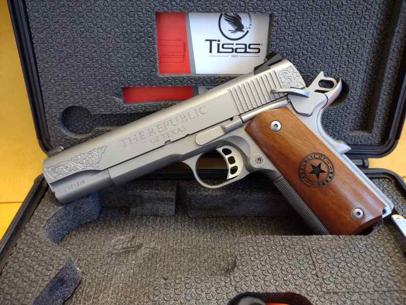 1911 Republic of Texas 45 ACP 5&quot; govt. Stainless