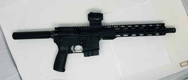 Radical Firearms AR-15 7.62x39 Pistol W/SCOPE 