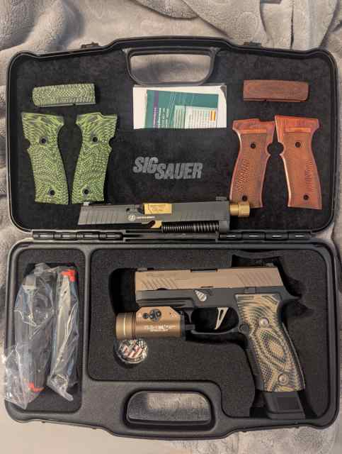 SIG SAUER P320 AXG Classic 9MM/357sig PKG