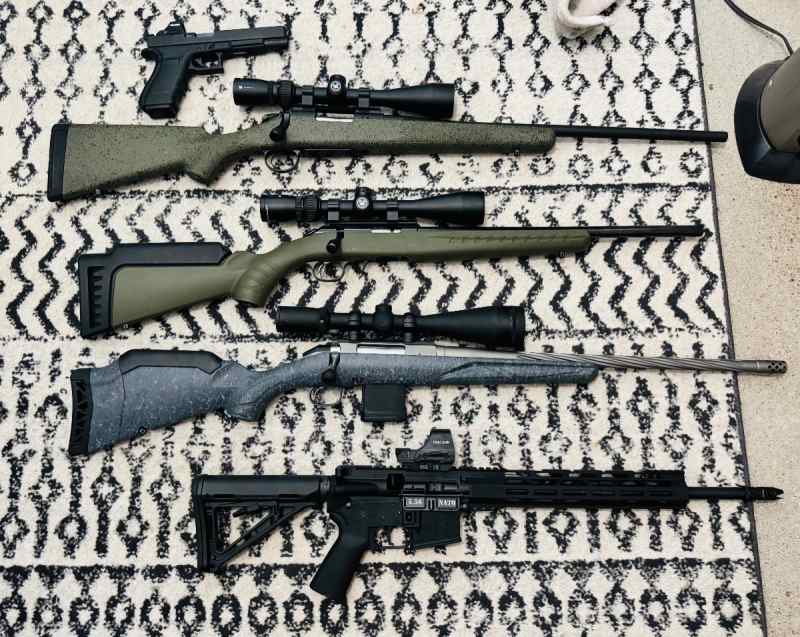 Glock, Bergara, Ruger, Diamondback 