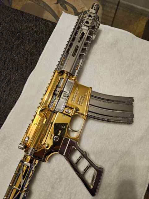 24k Gold Ar15 Pistol/ARP
