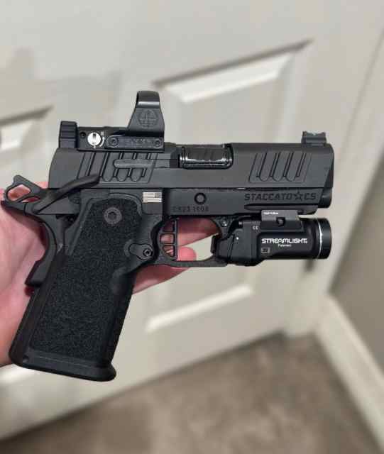 Staccato CS DLC barrel, Flat Trigger, DPP, TLR/sub