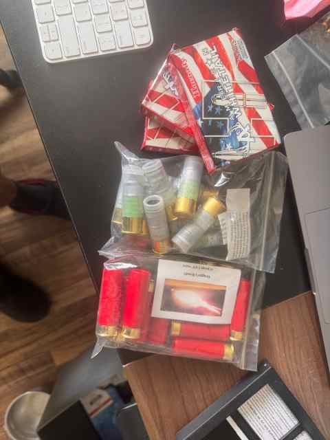 Dragons Breath , Whitetail and breach slugs 12GA 