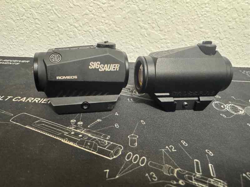 Sig and Vortex Red Dots