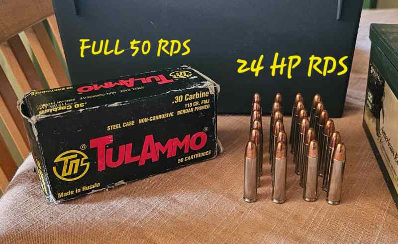 .30 Carbine Ammo lot