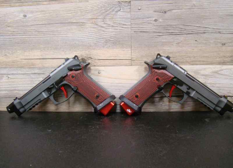 pair of beretta 92xii saoo gara 9mm