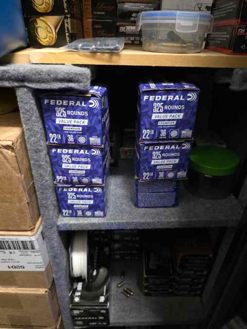 6 boxes of sealed Federal 22 LR (1950 rounds)