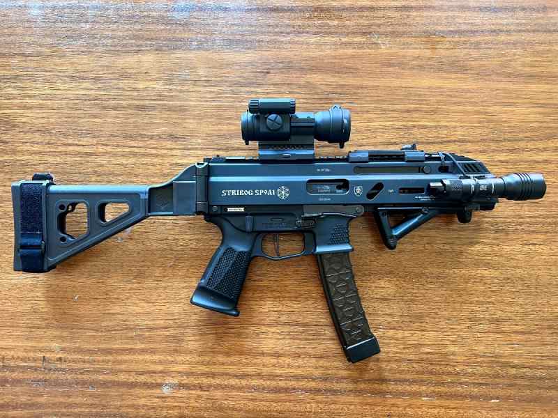Grand Power Stribog SP9A1 Upgraded w/ Aimpoint PRO
