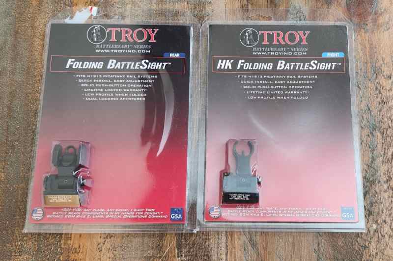 Troy Folding Battlesights set