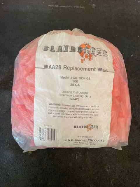 28 gauge wads