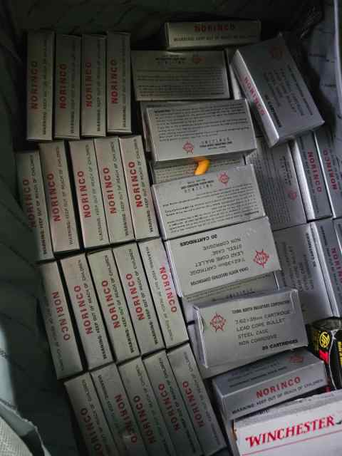 7.62 x 39 ammo and magazines 