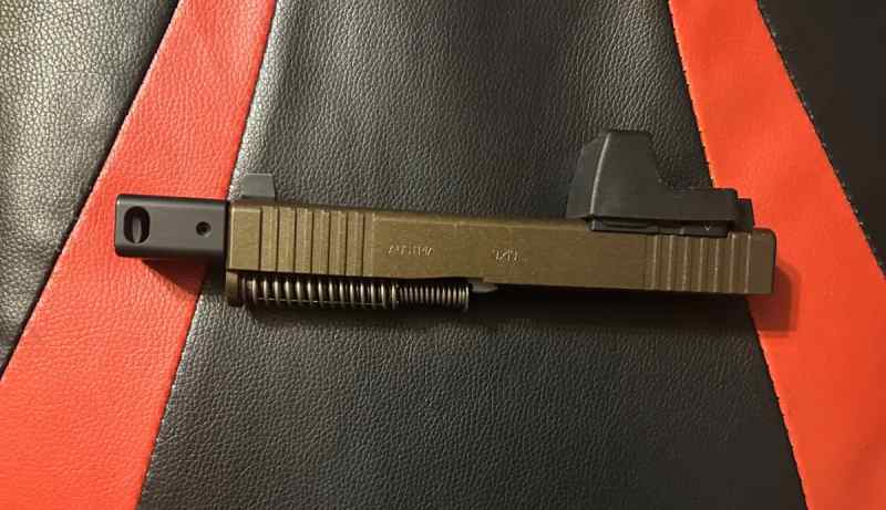 Glock 19 4th Gen Roland Special Slide Optic Comp 