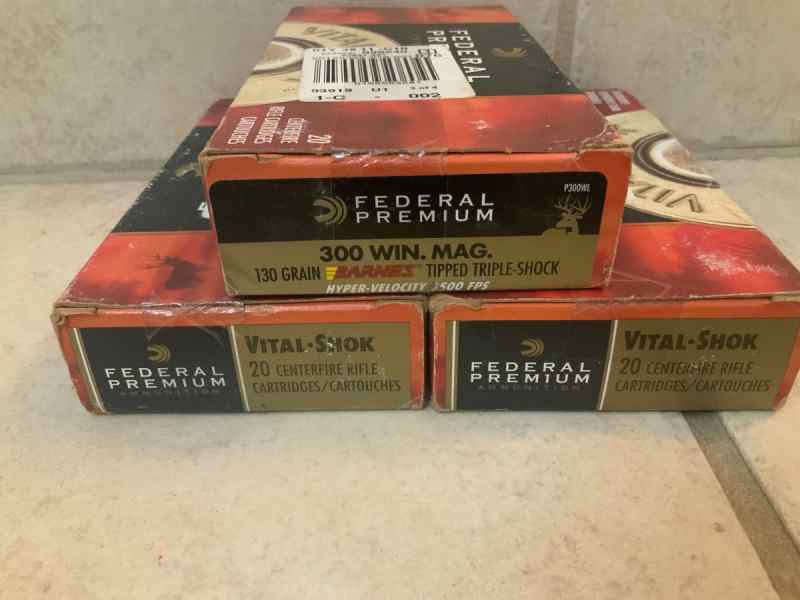 300 Win Mag 130 grain Federal Premium (Barnes) ti