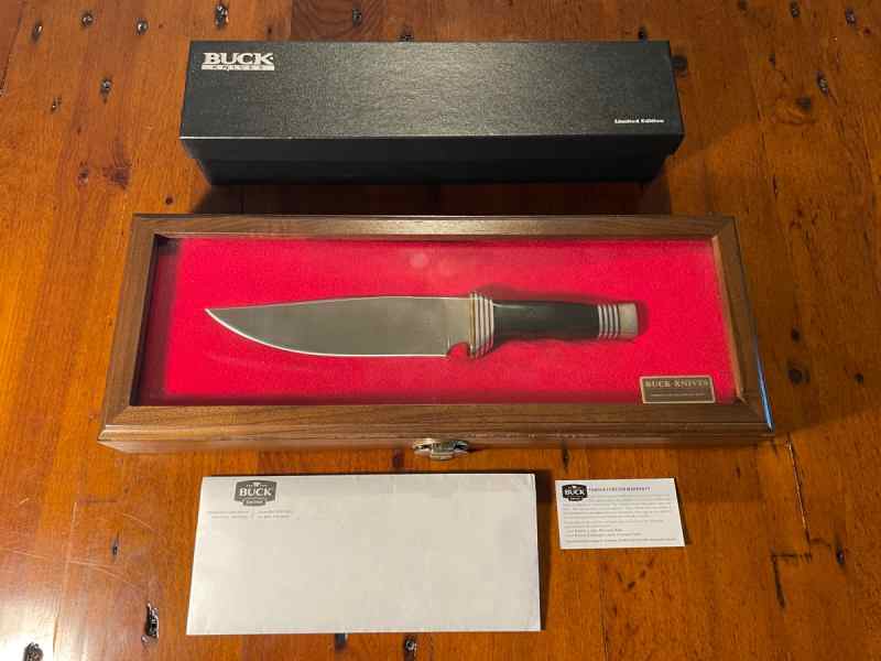 BUCK CUSTOM SHOP BOWIE KNIFE - ONLY 13 MADE