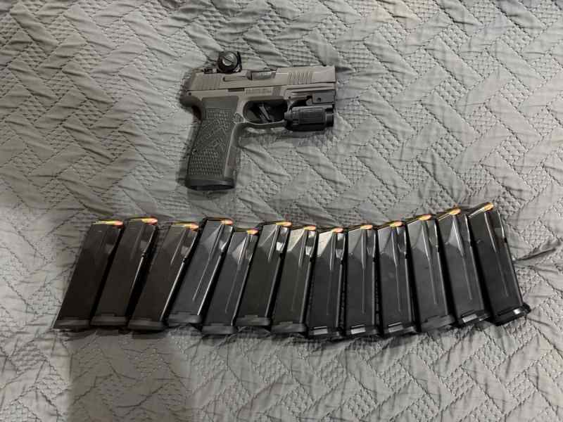 P365 AXG Legion with RomeoX and 13 mags