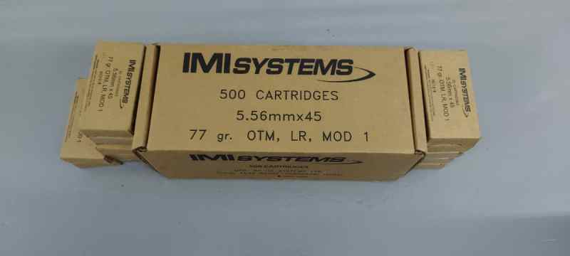 5.56mm IMI 77gr Sierra Match King 760 rounds