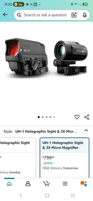 Vortex AMG UH-1 Gen 2 w/ magnifier
