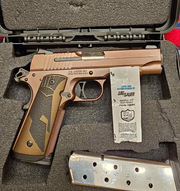 2 Sig Sauer 1911 Spartans 1@4.2” &amp; 1@5”  45acp