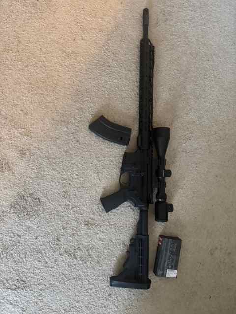 6mm ARC 18" Heavy Barrel w/20 rnd Mag AR 15