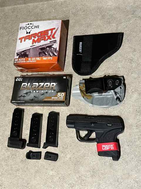 Ruger LCP II + Holster + Ammo