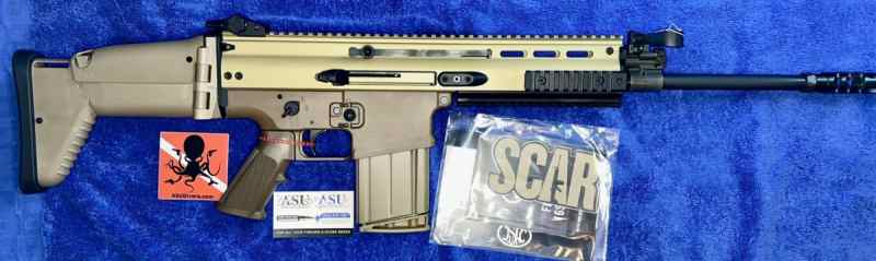 FN SCAR 17S NRCH 308 16in BLK OR FDE. Conroe