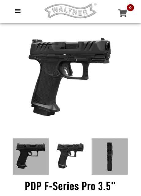 LOOKING FOR!!!! Walther PDP Pro F-Series 9mm 3.5in