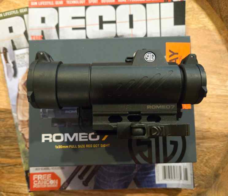 FOR SALE:  Sig Romeo 7 1x30 Red Dot