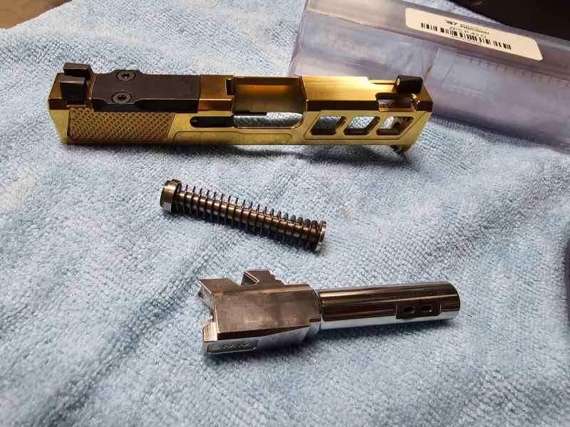 Complete zaffiri glock 43 slide
