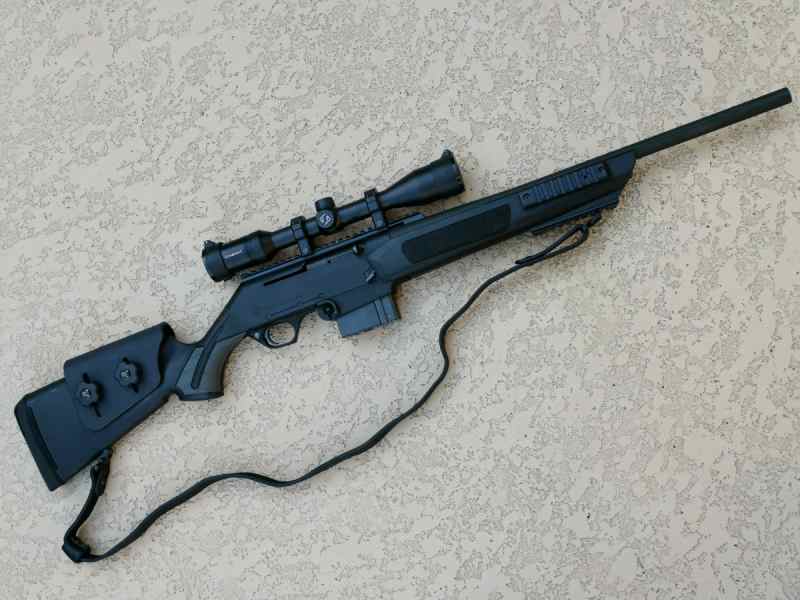 Custom FN FNAR 308 rifle w Zeiss scope