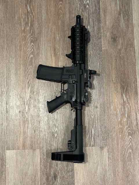 5.56 AR-15 Pistol, RIA MAPP FS and AK-47 Receiver