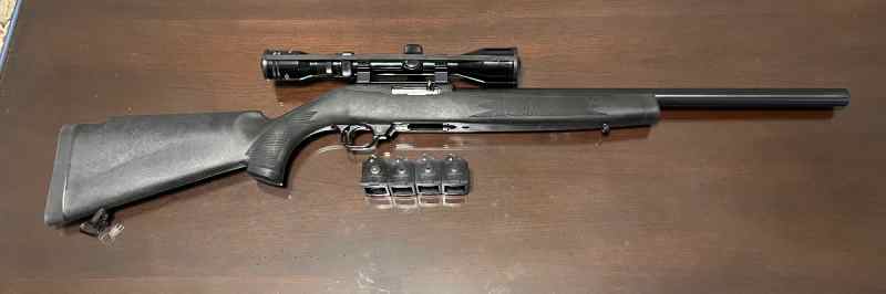 Ruger 10/22 Bull barrel w/scope