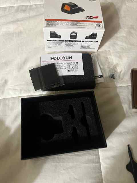 Holosun hs407c x2/HM3X magnifier