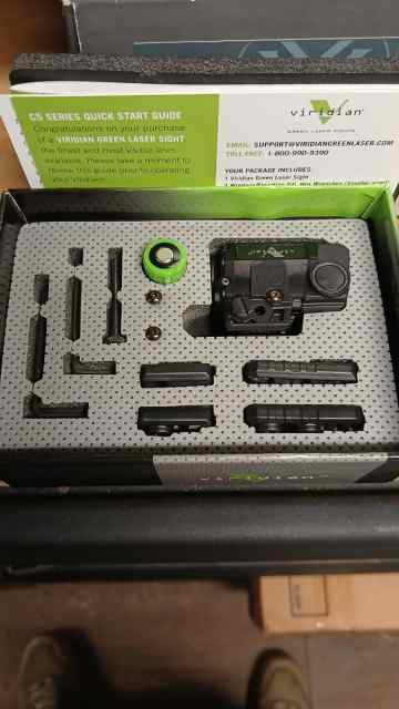 Viridian C5L Universal Green Laser Sight with 650 
