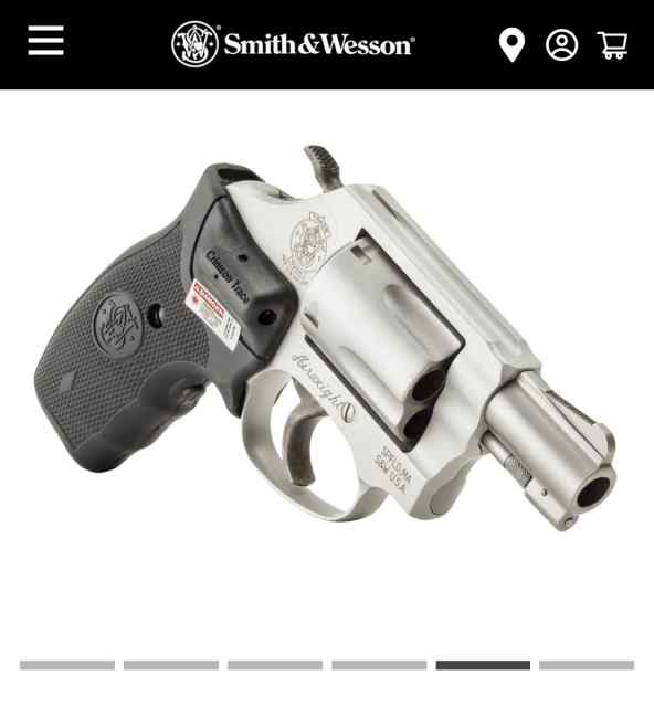 Smith &amp; Wesson 38 special air weight 