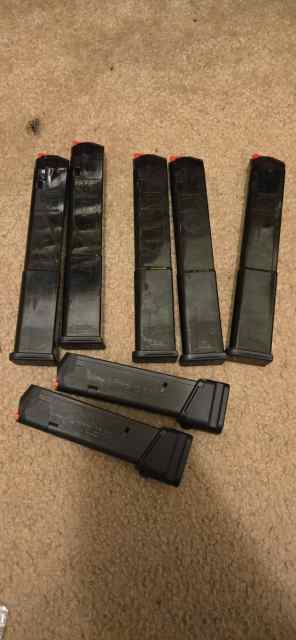 ETS and pmags with Extension glock magazine 