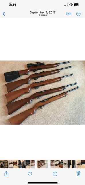 Ruger 44 mag carbine .     1000.00