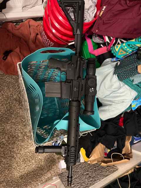Armalite AR10B with night vision scope 1800 obo