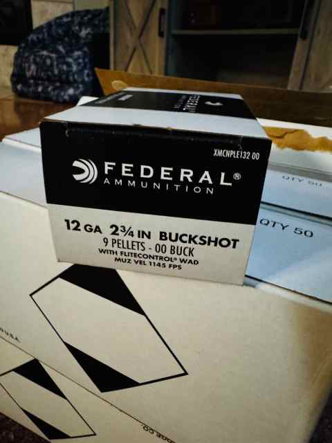Federal 12 ga 2 3/4&quot; Buckshot flightwad control 