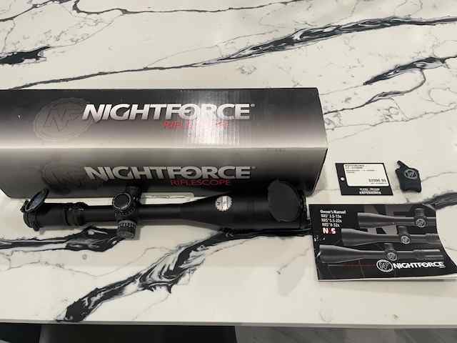 Nightforce NXS- 5.5-22x56 C507 MOA