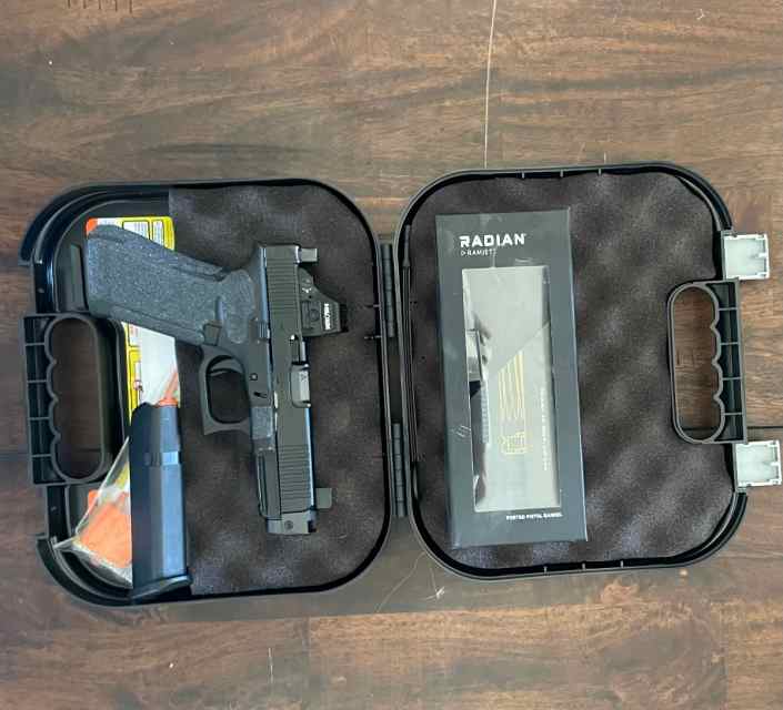 Glock 45 MOS w/radian ramjet