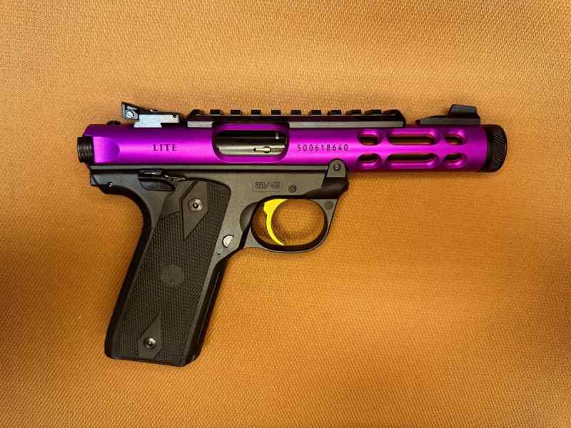 NEW IN BOX - Ruger MK IV 22/45 Lite - PURPLE .22LR