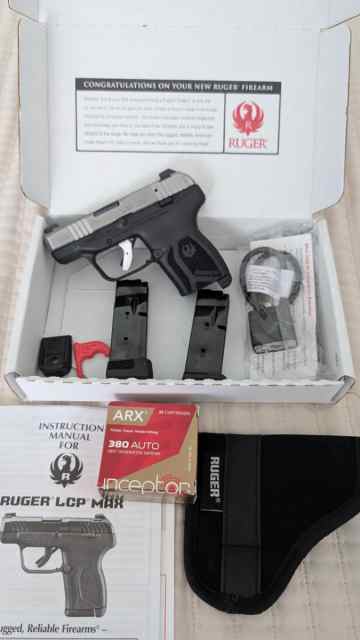 Ruger LCP Max 75th Anniversary edition with stainl