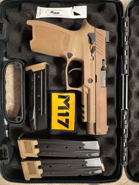 Sig Sauer P320-M17 + 3 mags (org case)