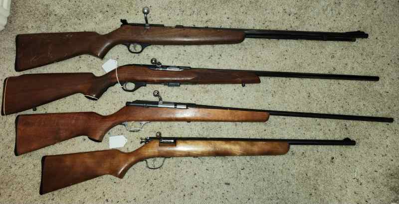 Group lot MARLIN, O.F MOSSBERG, SAVAGE 