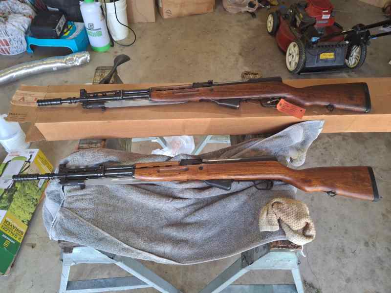 2 NICE Yugo SKS Rifle (Stiill in Light Grease