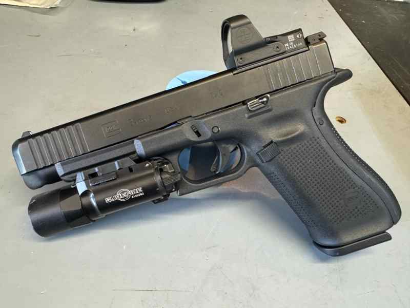 Glock 34 Gen 5 w/Delta Point Pro Surefire X300 