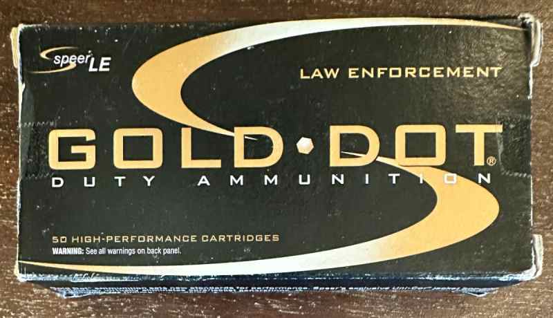 50 rds Speer Gold Dot 9mm 115gr $20